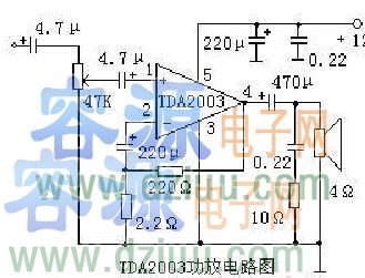 TDA2003<a href=http://www.189yp.com/gongfangdianlu/ target=_blank class=infotextkey>·D</a>