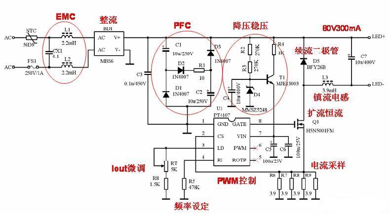 PT4017 LED(q)·